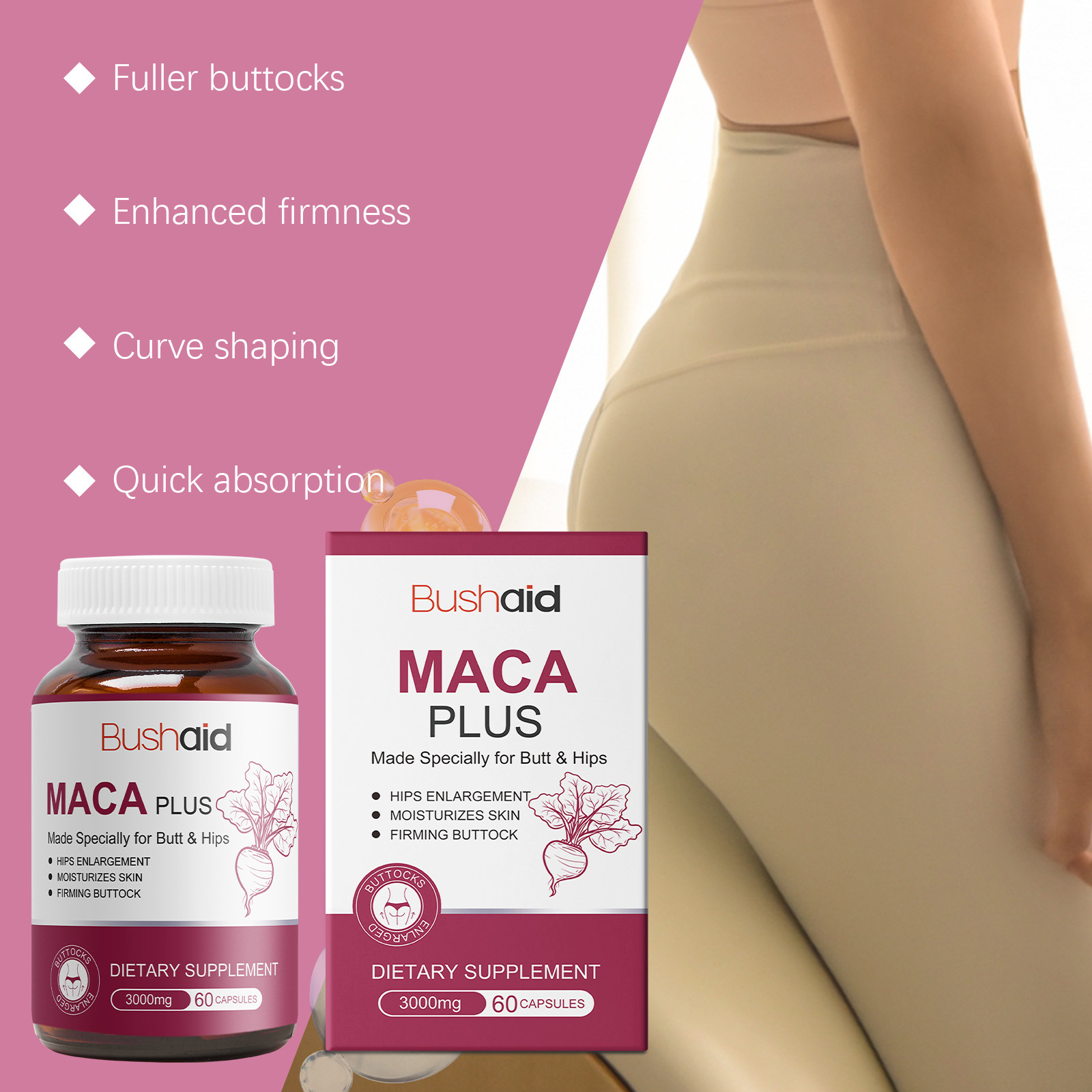 แคปซูลสารสกัดจากรากมาคาจากพืชธ - Herbal Weight บทวิจารณ์และราคา