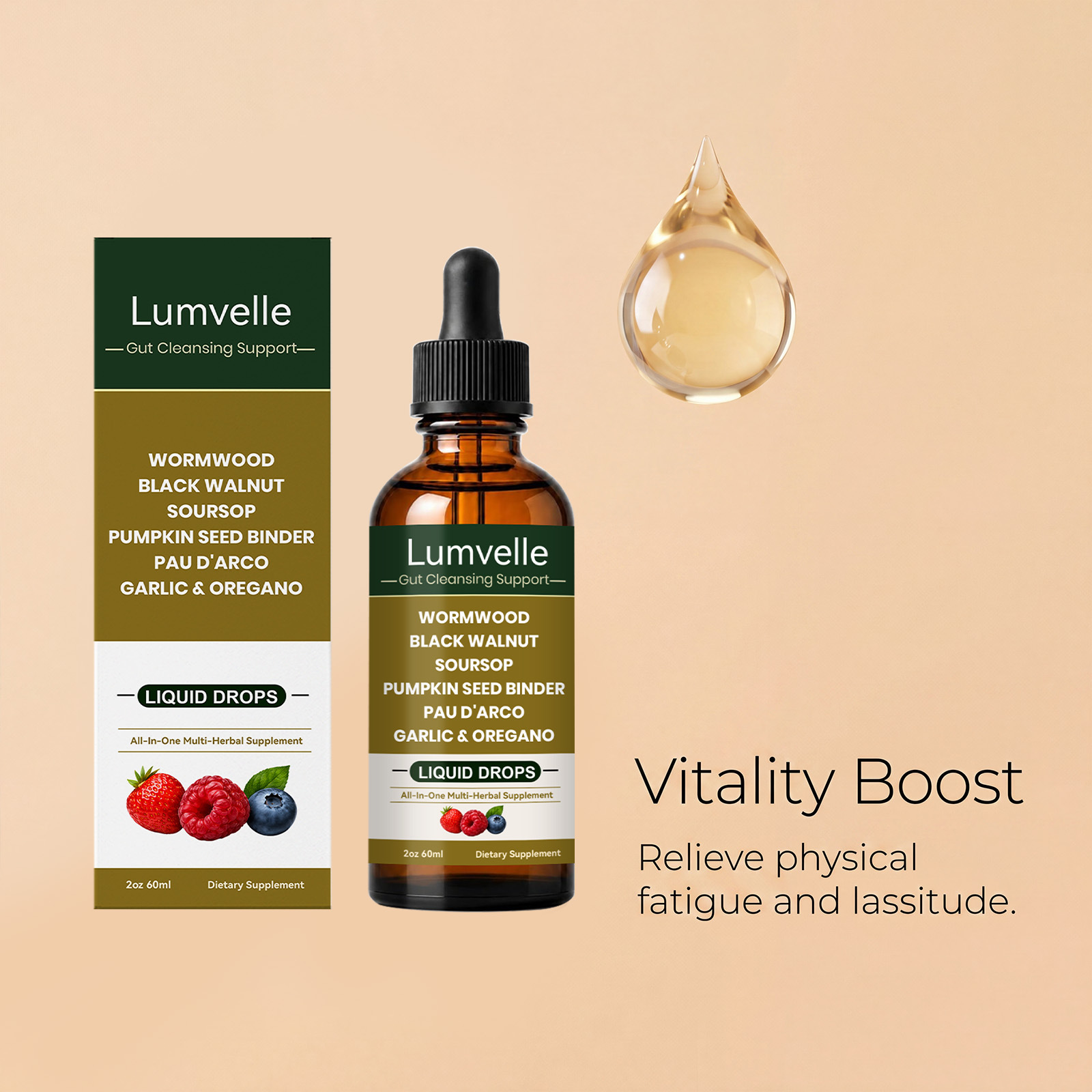 หยดสมุนไพรช่วยย่อยอาหาร บำรุงล - Herbal Weight บทวิจารณ์และราคา
